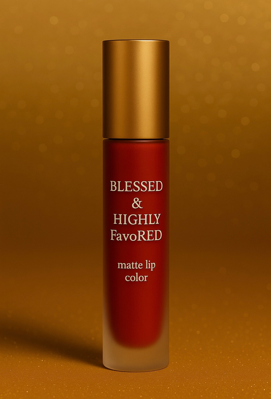 Blessed And Highly FavRED Matte Lip shade