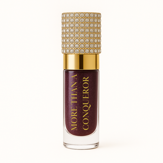 MORE THAN A CONQUEROR – Glossy Plum Lip Gloss